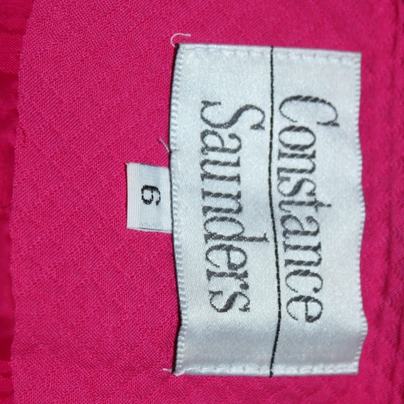 80's Pink Zipper Top Complete With Shoulder Pads - Picture 4 of 4